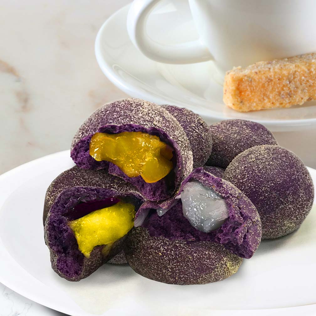 Ube Cheese & Ube Langka Macapuno Pandesal