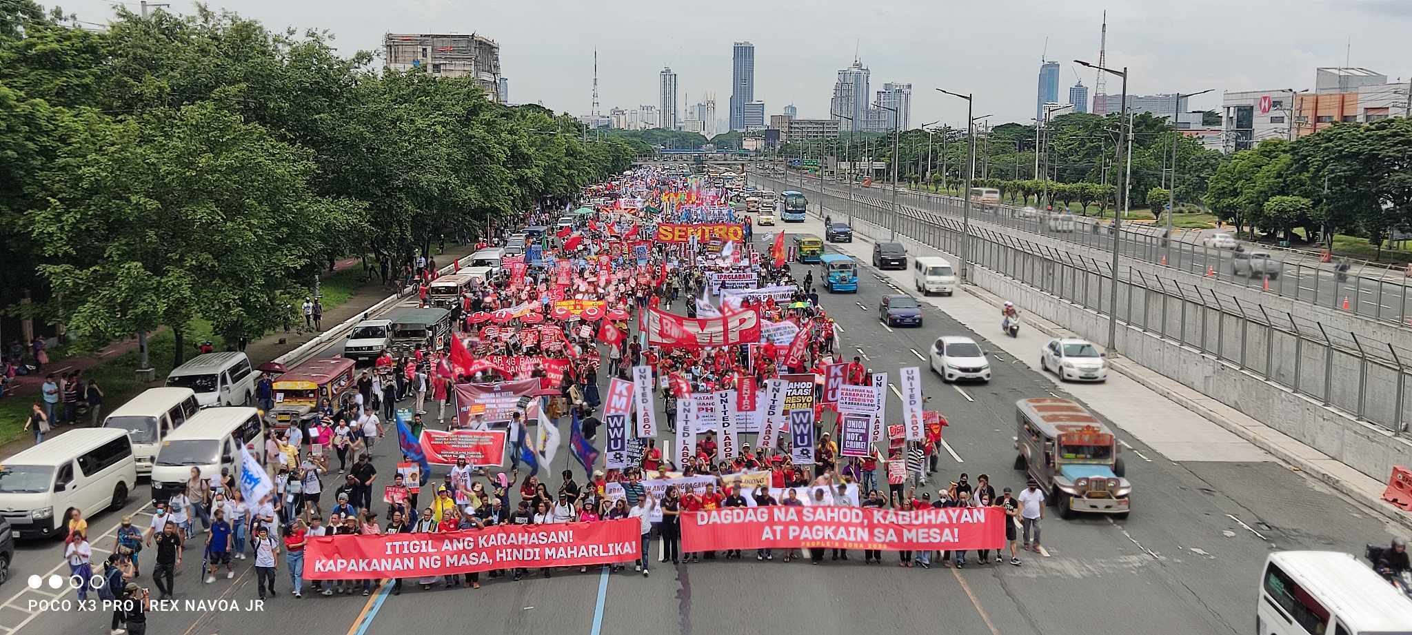 Sona Rally Labor groups stand resolute despite lack of workers' agenda in Pres ...