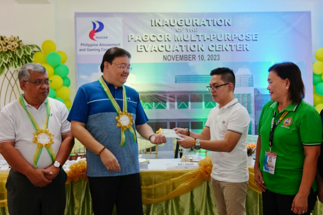 Pagcor Inaugurates 1st Evacuation Facility In Northern Samar 1