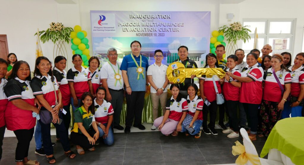 Pagcor Inaugurates 1st Evacuation Facility In Northern Samar 2