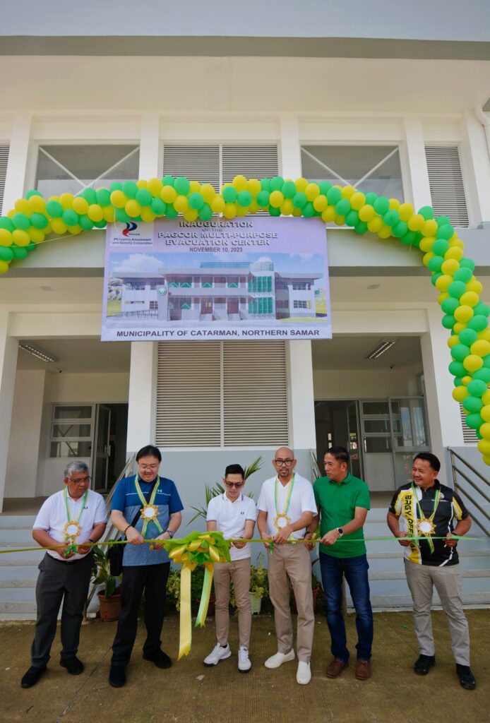 Pagcor Inaugurates 1st Evacuation Facility In Northern Samar 3