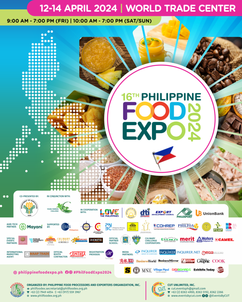 Feast of Flavors: the 16th Philippine Food Expo Returns this April 2024