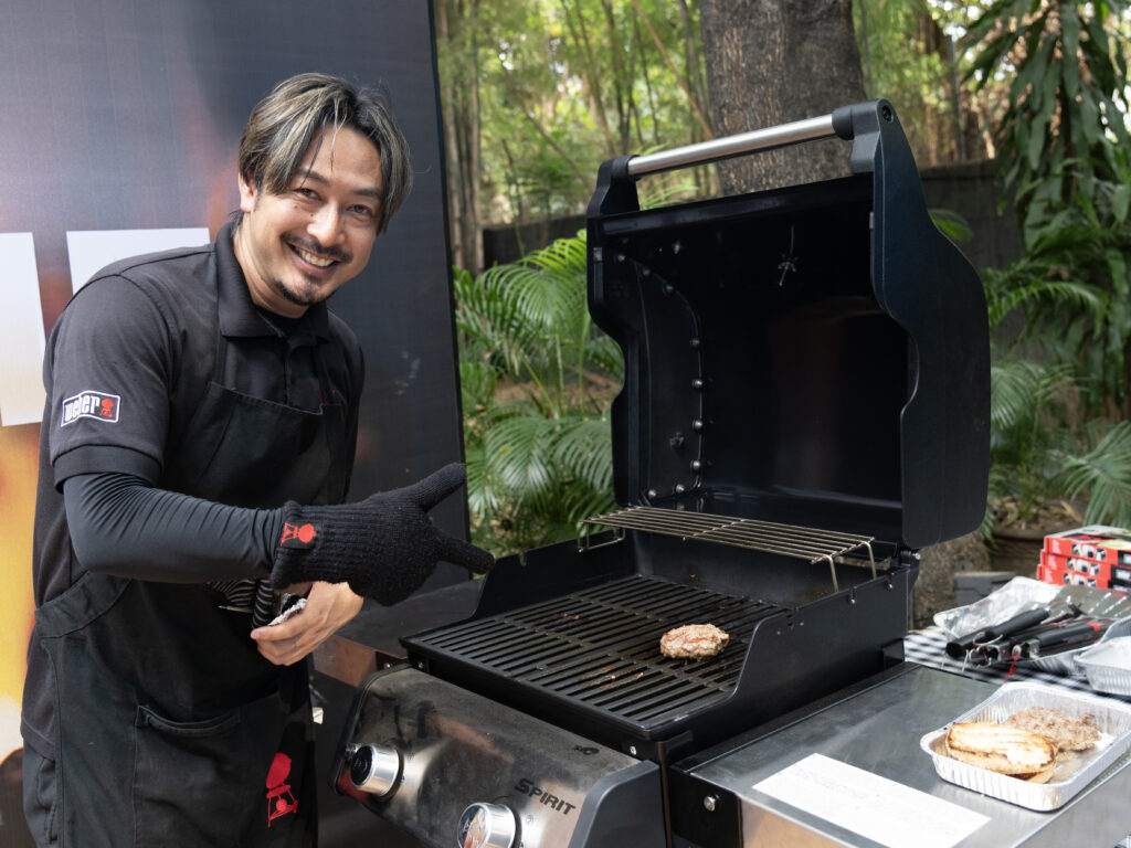 Chef Ryota Kojima With Weber Spirit Gas Grill E 315