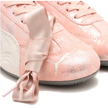 Close Up Of Puma Speedcat In Formula Pink