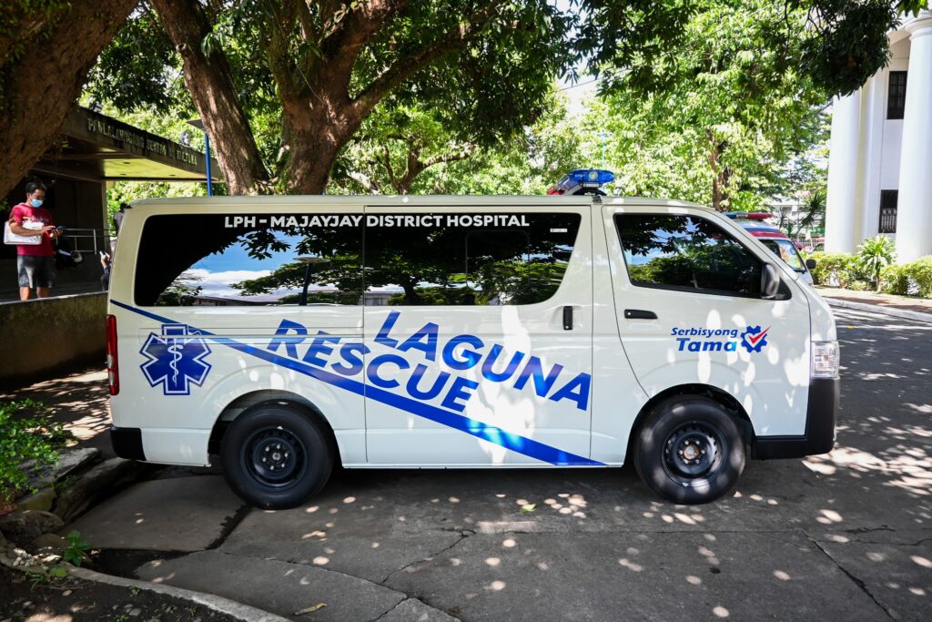District Hospitals Of Nagcarlan, Majayjay Ambulance3