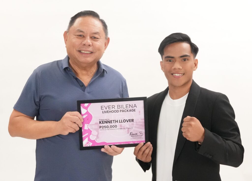 Ever Bilena Boxing Champions Nesthy Petecio And Kenneth Llover Each Receive P250k Ever Bilena Business Package Photo3