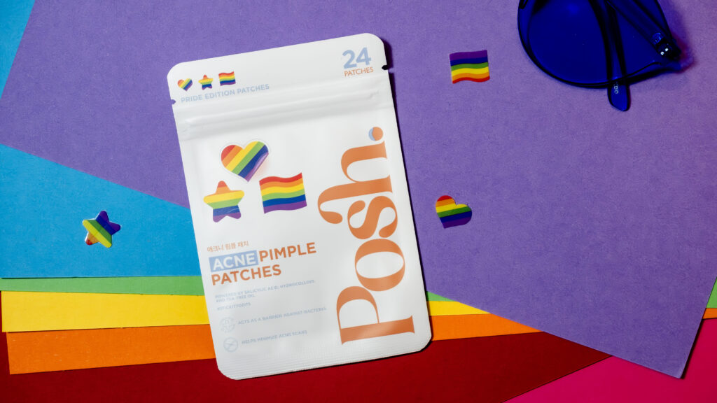 Limited Edition Posh Skin Co.® Pride Month Patches.