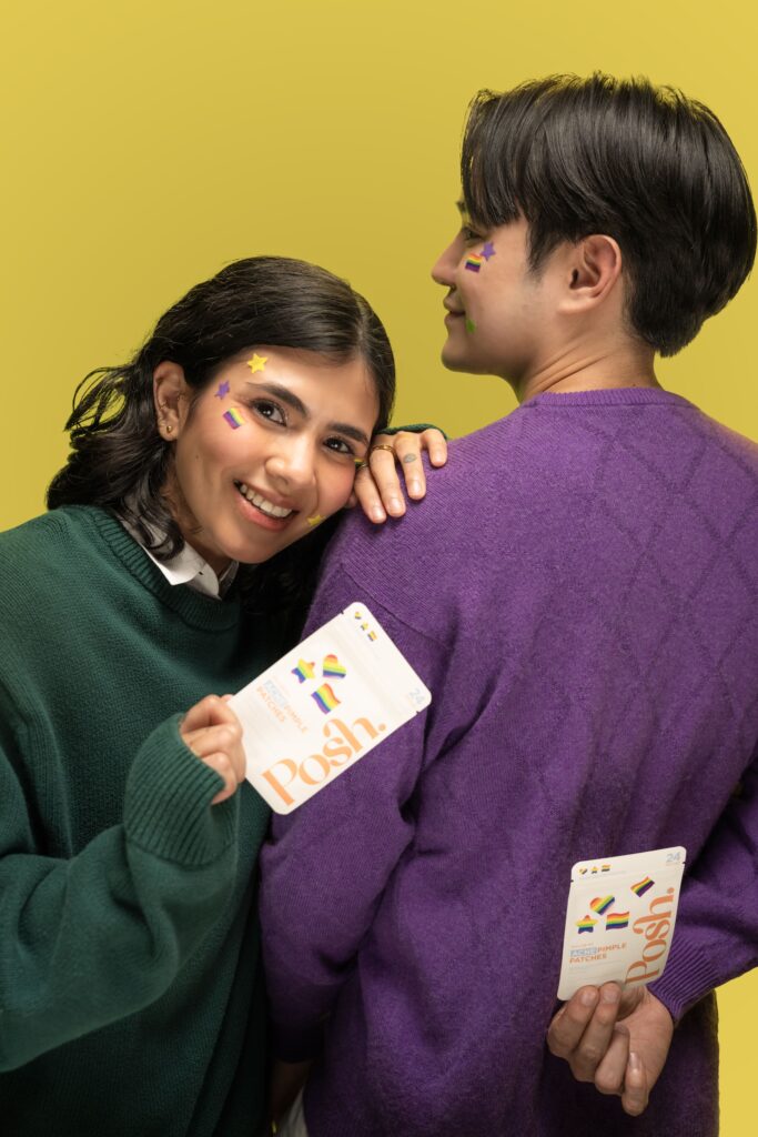 Wear Your Pride With Posh Skin Co.® Pride Month Patches.