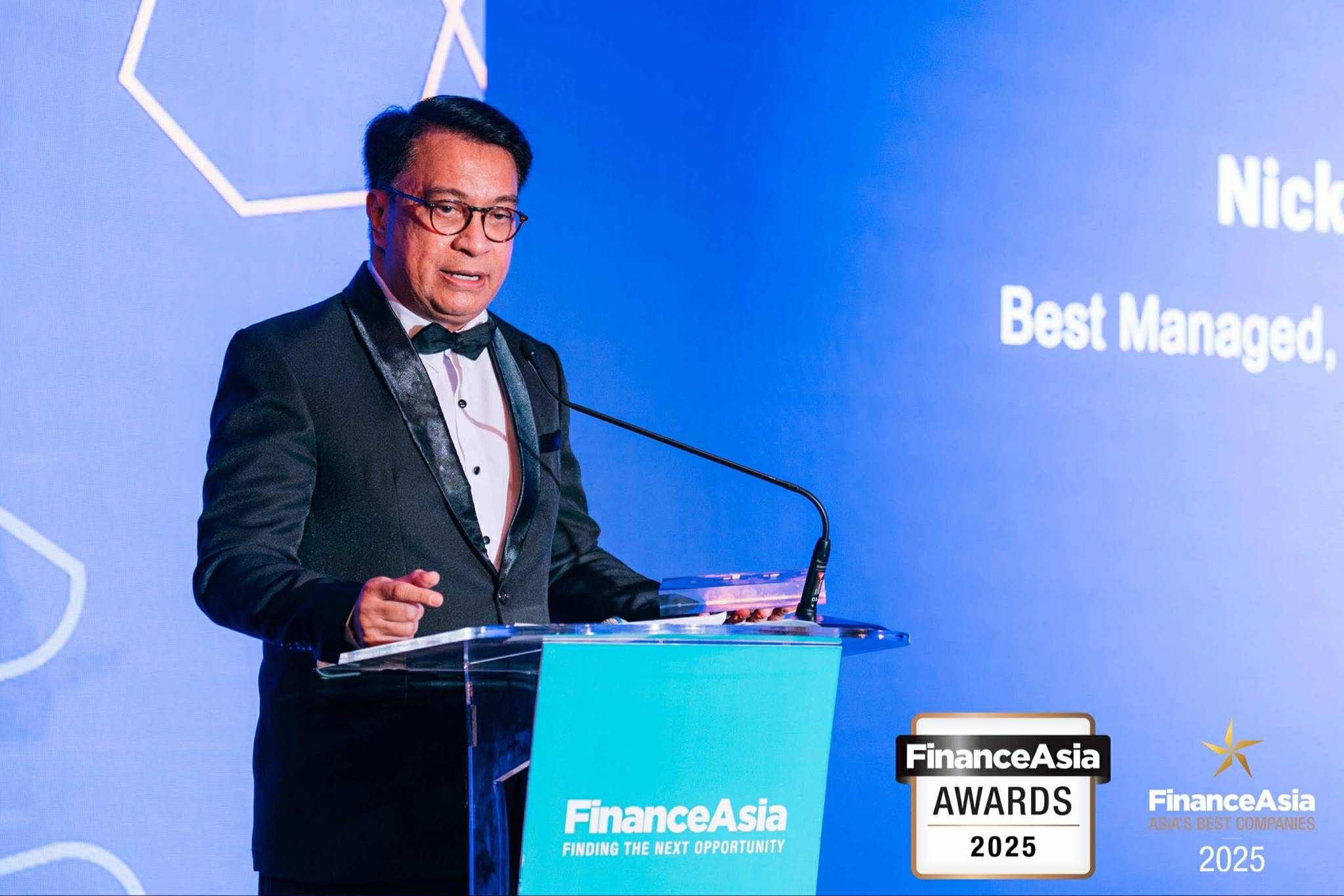 Nickel Asia receives silver citation for Best Managed Basic Materials category in FinanceAsia Awards
