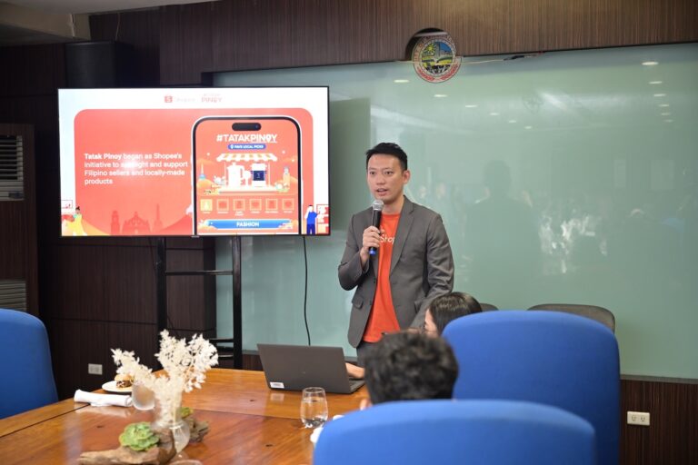 Shopee PH's Jack Ng In Tatak Pinoy MSME Training Roadshow Media Briefing