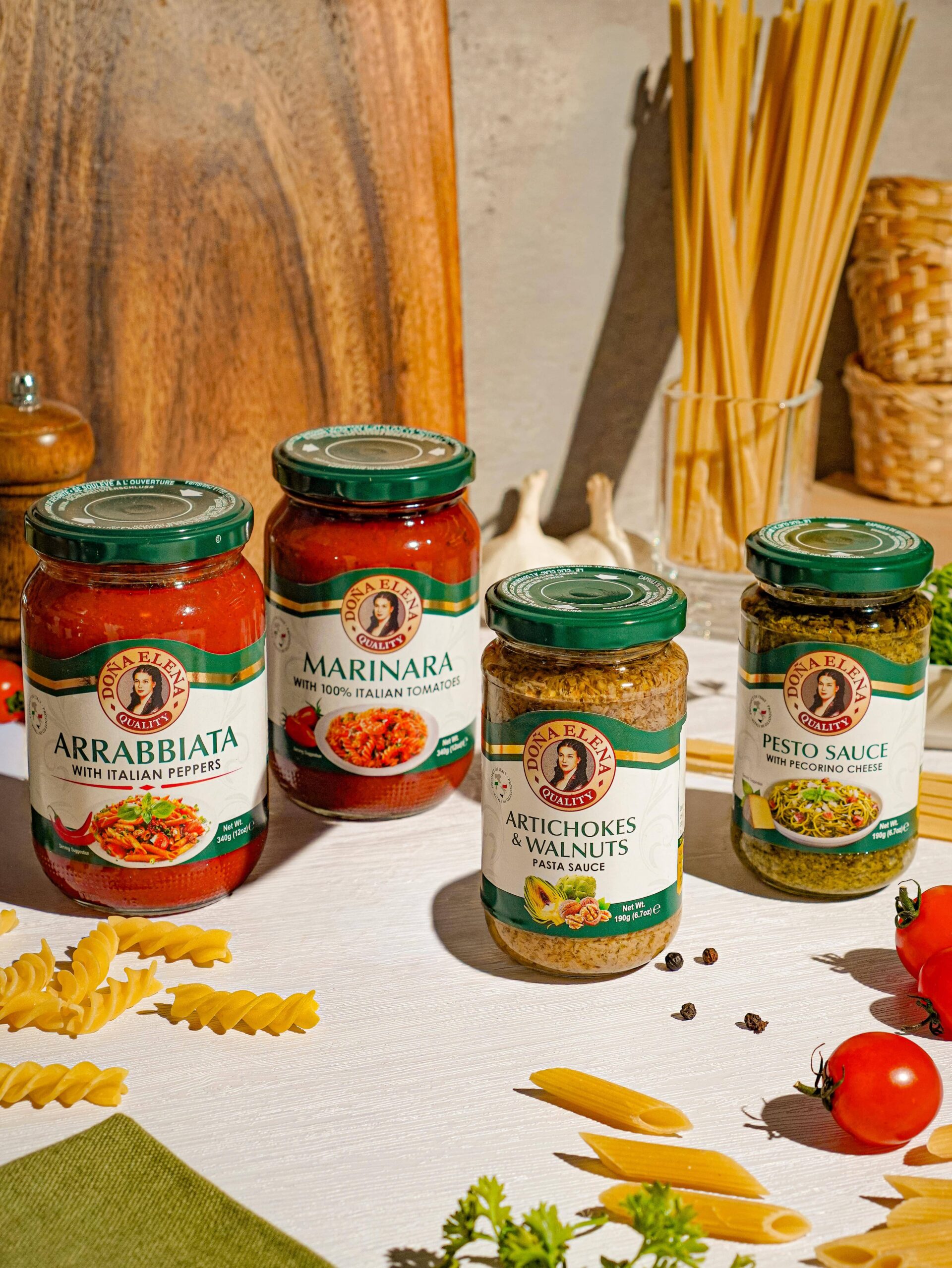 Discover your perfect pasta pairing with Doña Elena - Philippines Graphic