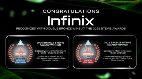 Infinix Celebrates Double Victory at the 2025 Stevie Awards ...